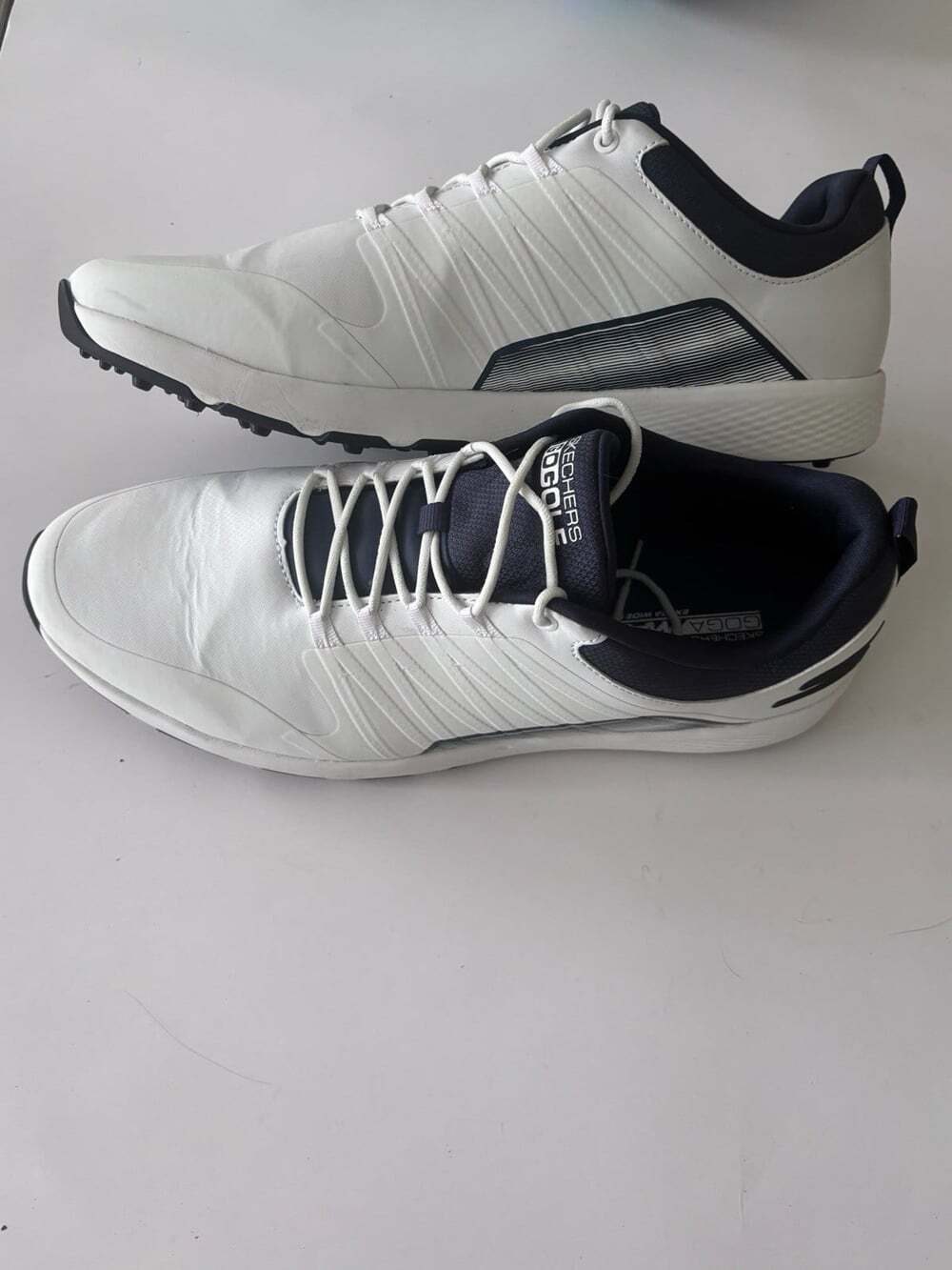 Skechers GO GOLF Elite 4 Victory Mens Golf Shoes Size 13 Grey White Grip Flex X